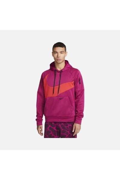 Nike Therma-Fit Pullover Swoosh Graphic Fitness Hoodie Erkek Sweatshirt