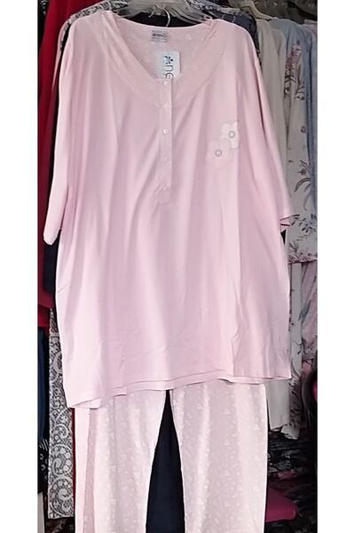 NENA COLLECTION Nena Battal Büyük Beden Kısa Kol Pijama