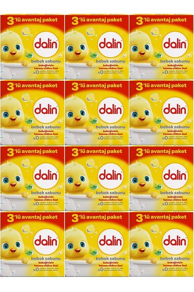 Dalin 100GR Baby Soap - Box for Sensitive Skin (Set of 36)