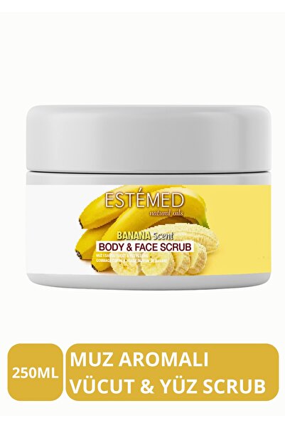 ESTEMED مقشر الجسم والوجه برائحة الموز والجسم والوجه 250 مل