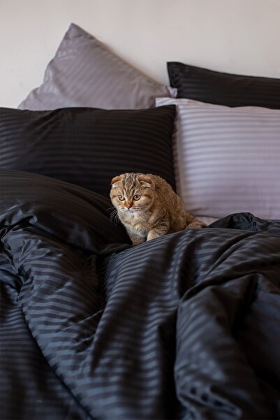 Tekstil Home Lux Cunda Hotel Series Dublă Culoare Bumbac Satin Husă Dupușă Ce...