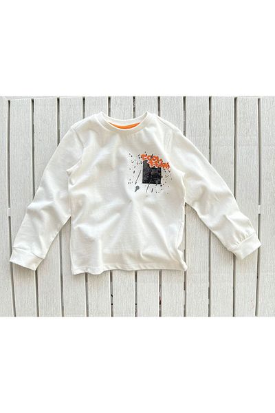 Beebird Тениска с дълги ръкави и деколте