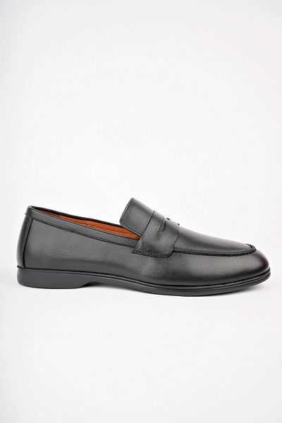 Deripabuc Men's Casual Genuine Leather Shoes - Black, Mrd25-0530-l