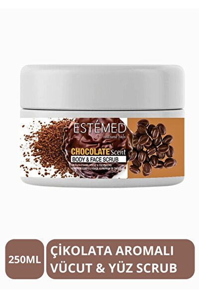 ESTEMED مقشر الجسم والوجه بالشوكولاتة والجسم والوجه برائحة الشوكولاتة 250 مل
