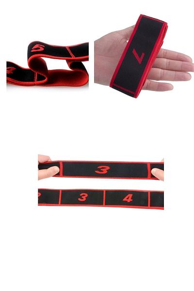 OmSiva Black Elastic Yoga Band - Yoga Graduated