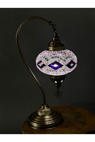CYL Mosaic Patterned Authentic Lampshade Table Lamp