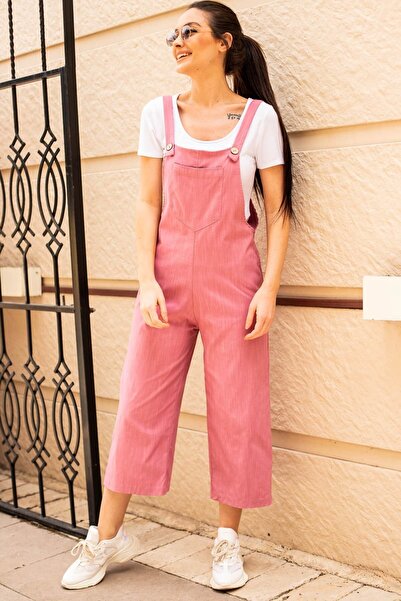 armonika Dámský světle růžový zahradní overal ARM-20K001117
