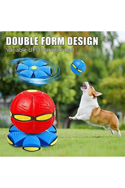 mywarehouse Işıklı Uçan Topu,frizbi, Evcil Hayvan Oyuncağı, Köpekler Için Açı...