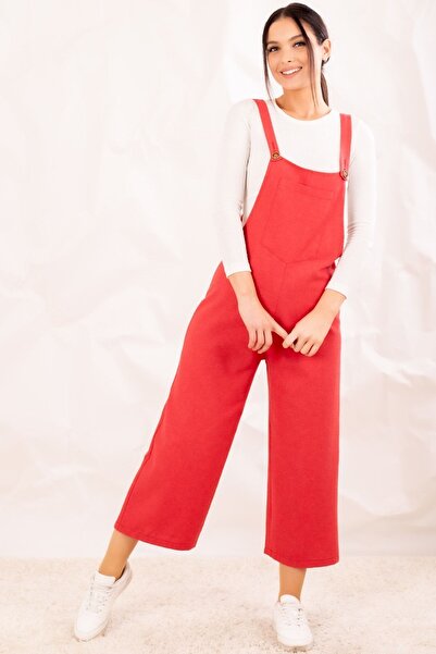 armonika Women's Pomegranate Flower Gardener Overalls ARM-20K001117