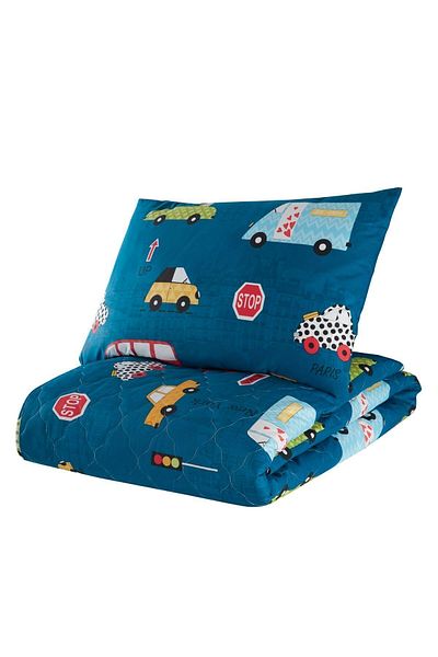 Eponj Home Set cuvertură de pat matlasată Paula Blue - Single