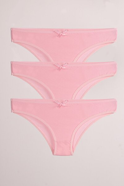 armonika Women's Powder Cotton Lycra Panties 3 Pack