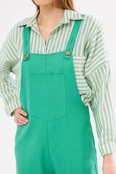 armonika Green Women's Gardener Jumpsuit - ARM-20K001117