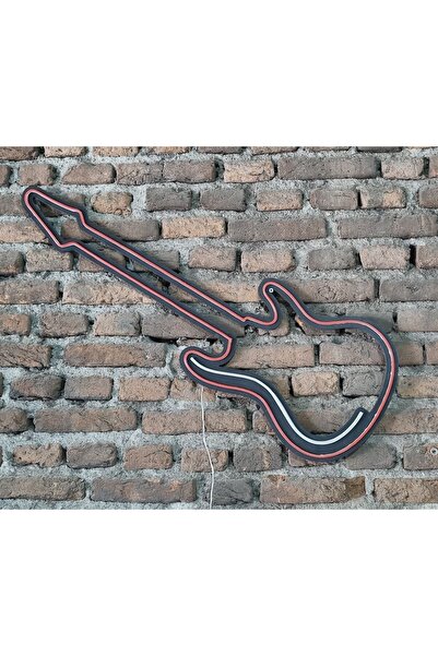 Neon gitar neon led duvar aydınaltması