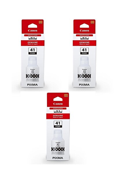 Canon Gı-41 Pixma G1460 Orjinal 3'lü Siyah Mürekkep