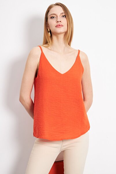 armonika Γυναικεία μπλούζα Orange Line Look - Με τιράντες, ARM-24Y001064