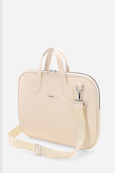 Housebags Unisex Cream Laptop Bag - Water Resistant, Macbook Air-pro 13-14-15.6 Inc 262