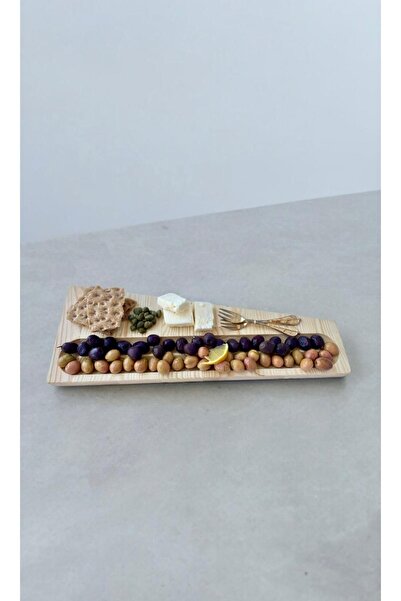 Asaf Atelier El Yapımı | Çam Ağacı | Ahşap Sunumluk & Zeytinlik