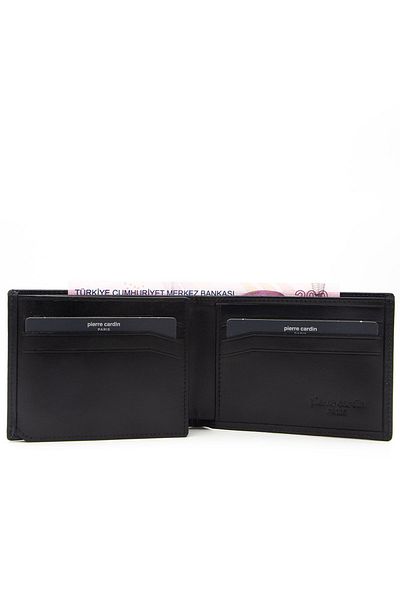 Pierre Cardin Men's Black Leather Wallet 3234a55