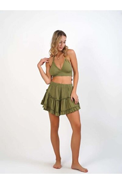 Zekids Muslin Fabric - Triangle Cut Tie-Up Bustier, Standard Size