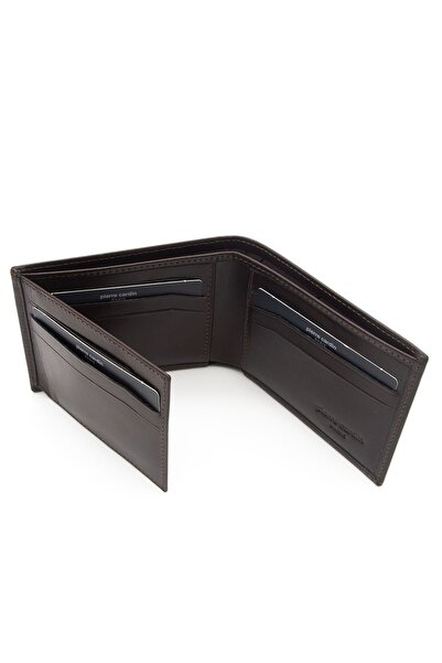 Pierre Cardin Men's Wallet Brown Leather - 3234d06