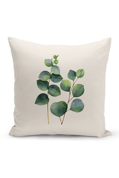 Bertille Home Flower/Vintage Series Double Sided Digital Printed 4-Piece Throw Pillow Case Set (Cushion Cover Set)