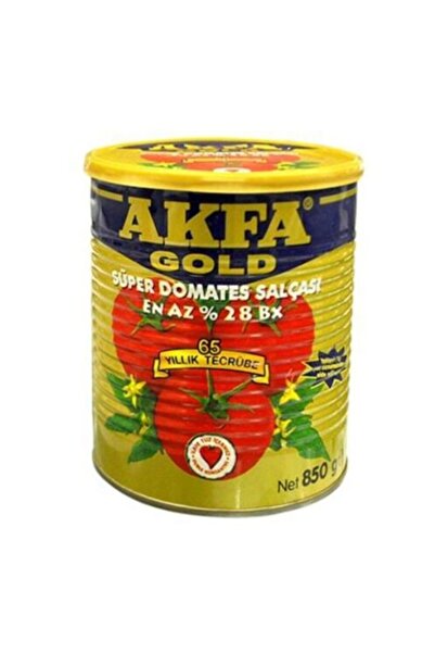Akfa Domates Salçası Gold Teneke 850 gr