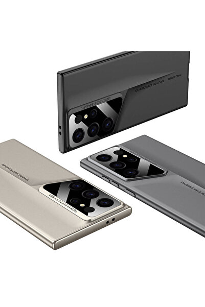 Canpay Samsung Galaxy S23 Ultra - Compatible Case, Thin and Camera Protection Hard Rubber Cover