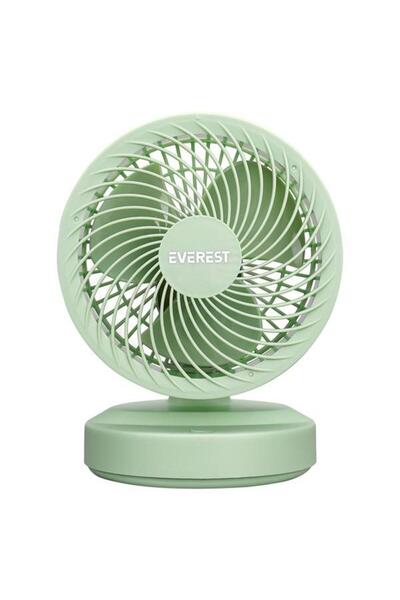 Everest Efn-508 مروحة USB خضراء لسطح المكتب