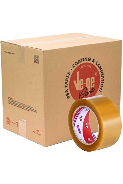 Vege KOLİ BANDI VEGE LEOPAR 45X100 ŞEFFAF (48ADET)