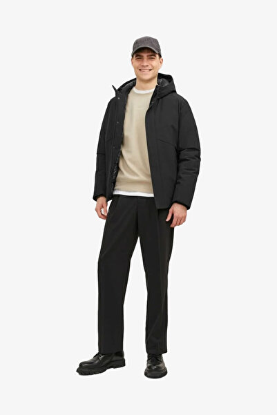 Jack & Jones Jprblakeen Ανδρικό Μαύρο Μπουφάν - Παλτό 12238720-μαύρο