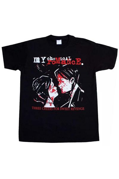 Köstebek My Chemical Romance - Τρεις Χερες για Sweet Revenge Μαύρο μπλουζάκι Unisex