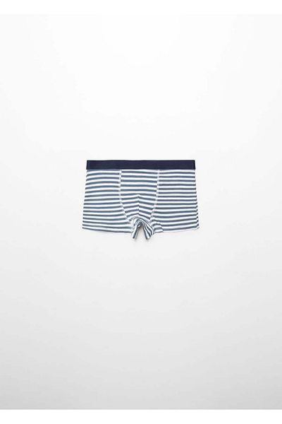 MANGO Kids Boxer albastru pentru copii