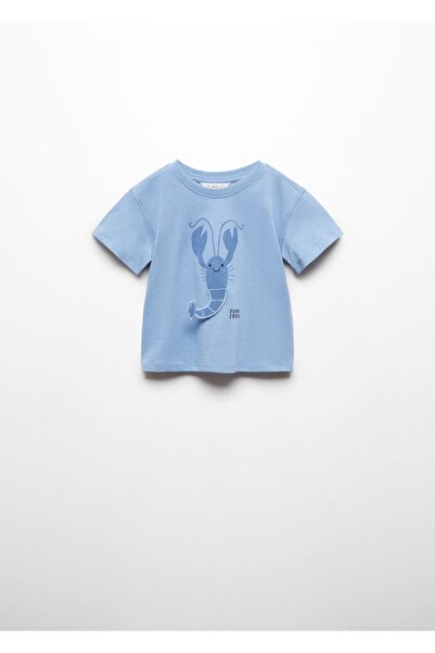 MANGO Baby Desenli pamuklu tişört