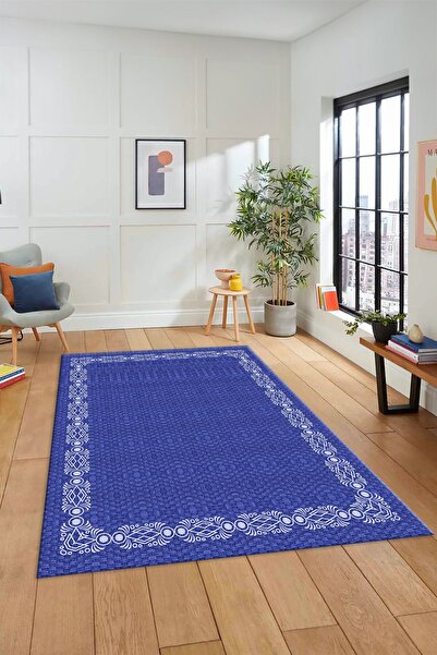 EY HOME Dijital Baskılı Kaymaz Taban Yıkanabilir Jüt Hasır Desen yolluk Mutfak Salon Halısı