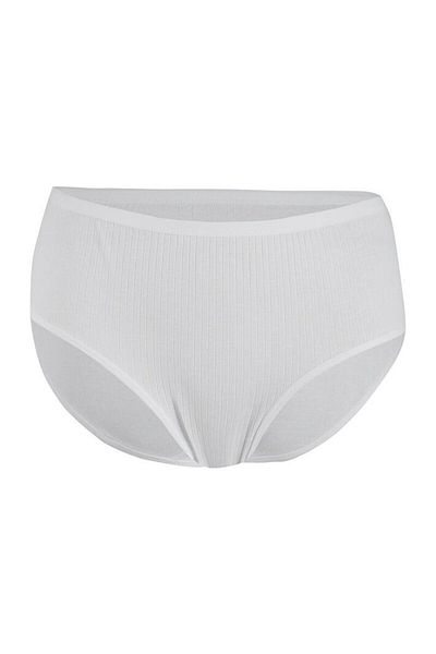 Özten Bato cu dungi cu talie înaltă de culoare albă 12 bucăți