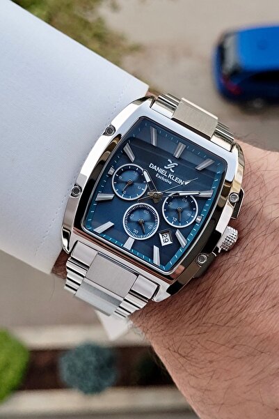 Daniel Klein Kadranı Lacivert Kordonu Gümüş Renk Fonksiyonlu 24 Ay Garantili ...