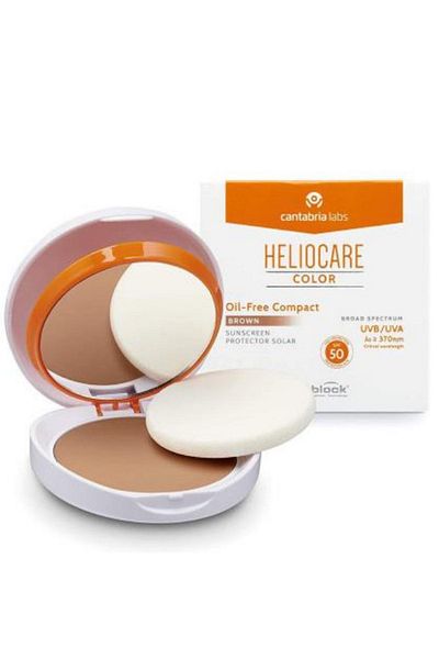 Heliocare Color Spf 50 Oil Free Compact 10 Gr - Brown