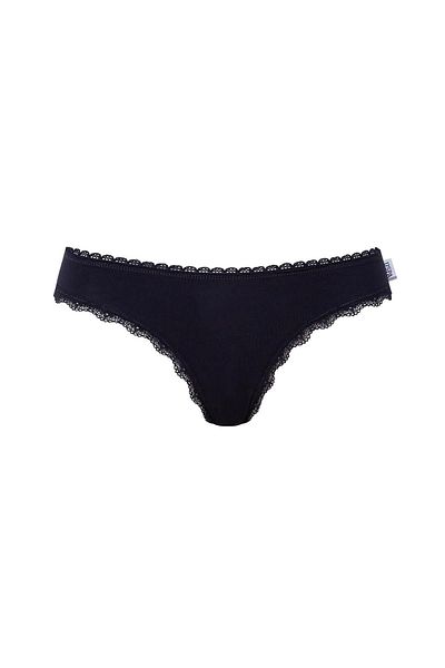U.S. Polo Assn. US Polo Assn66427 Chiloți slip din bumbac 3 piese pentru femei - bleumarin, roșu și imprimat