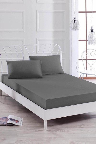 Eponj Home Double Paint Elastic Sheet Set D. Paint Smoked
