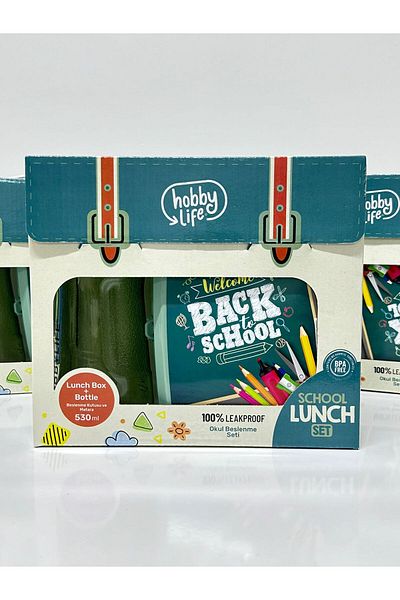 HOBBY LİFE 530 Ml Lunch Box and Flask