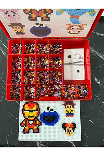 Dr.Yontuç Mărgele adezive cu fier de călcat 7000 de bucăți Mărgele din plastic adezive cu fier de călcat