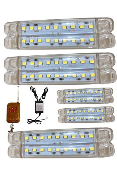 E.K.Tuning Uzaktan Kumandalı 18 Ledli 10 Adet Çift Sıra Parmak Led
