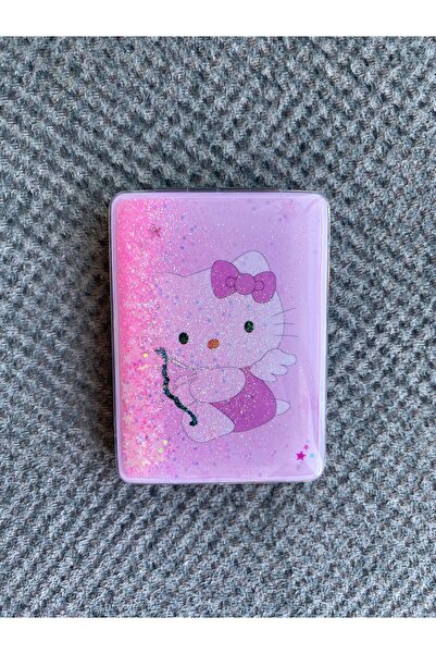 BLA GROUP HELLO KİTTY SİMLİ SULU Kozmetik Cep Çanta Aynası Kapaklı El Makyaj Aynası Aparat