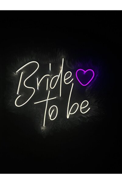 dekoraven Bride To Be Neon Yazı Tabela Dekoratif Işık Organizasyon Arka Plan ...