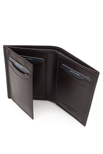 Pierre Cardin Men's Wallet - Brown Leather, Model 2734d06