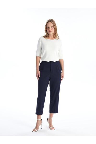 LC Waikiki LCWAIKIKI Classic - Γυναικείο άνετο ελαστικό παντελόνι μέσης