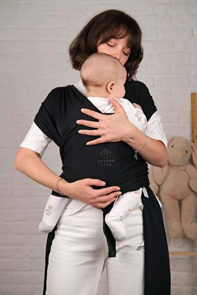 Lorasina Baby Sırt Destekli Ayarlanabilen Sling, Wrap, Taşıma Şalı, Ana Kucağı