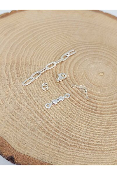 Yasamtohumu Gümüş Standart Boy Takı Kapama Klips Seti 925 Ayar/adet (52636)