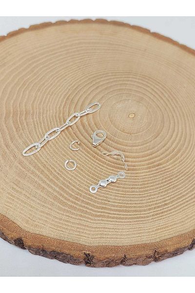 Yasamtohumu 925 SterlinG Silver medium Jewelry ClosinG Clip Set - 52634