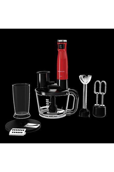 Grundig Rhb 4050 K Red Grater Blender Set 1500w